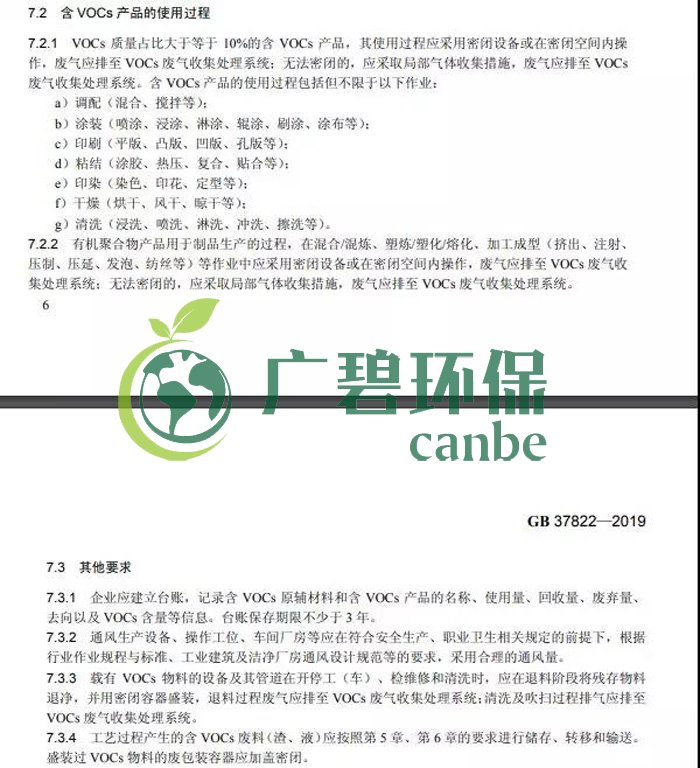 《揮發性有機物無組織(zhī)排(pái)放控(kòng)製標準》2019年7月1日正式實施(圖6) 《揮發性有機物無組織排放控(kòng)製標準》2019年7月1日正式實施(圖6)