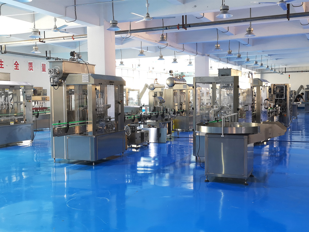 全自動液(yè)體、膏體灌裝生產線裝配成品展示