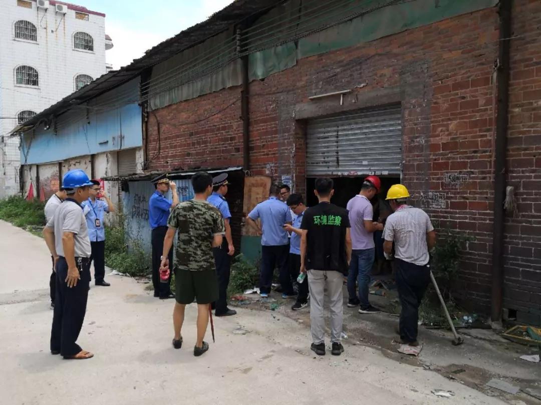 佛山市獅山鎮5家無證（zhèng）印花廠被查封