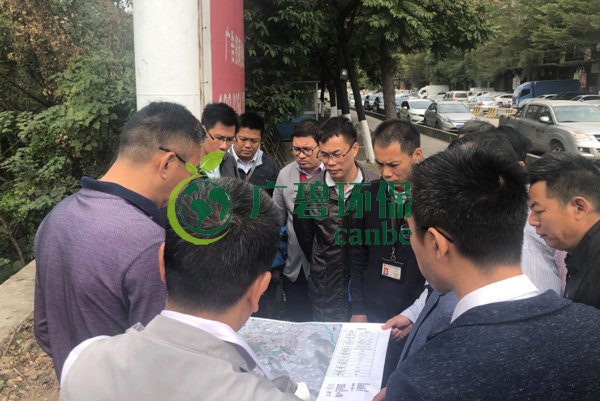 大良街(jiē)道、順控環保水務等領(lǐng)導到金陡湧黑臭(chòu)水體(tǐ)治理現場視(shì)察工作(圖4) 大良街道、順(shùn)控環保水務等領導到金陡湧黑臭水體治理現場視察工作(圖4)